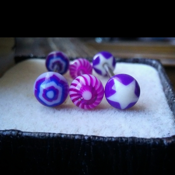 ✨*4/$15* Lot of 3 Stainless Barbells Piercing Body Jewelry - Picture 2 of 5